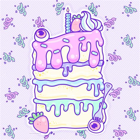 Creepy Sweet Cake By Missjediflip On Deviantart Pastel Goth Art Cute