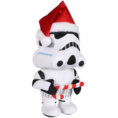 Star Wars Holiday Greeter Storm Plush Trooper Candy Cane Christmas