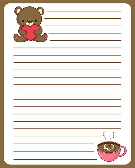 Printable Paper For Letter Writing