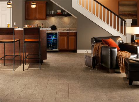 Functional drugs for the sims 4. Armstrong-Engineered Stone - Midcentury - Basement ...