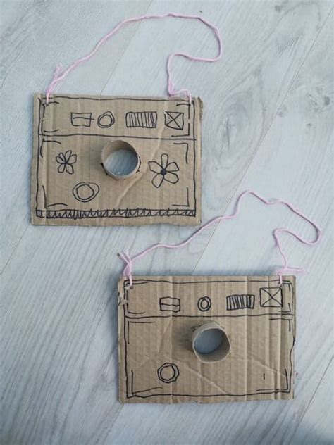 Cardboard Camera Craft For Toddlers The Mummy Bubble