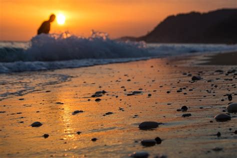 Sunset Beach Sea Free Photo On Pixabay Pixabay