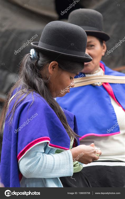 Indigenous Guambiano People In Silvia Colombia Stock Editorial Photo