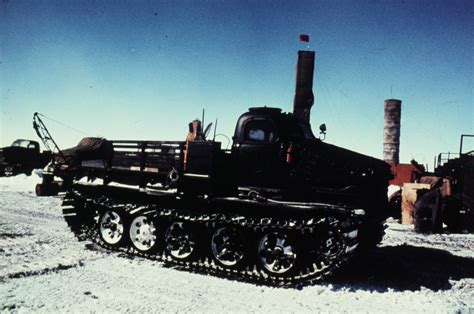 Russian Snow Track Vehicle Vostok Antarctica Nz
