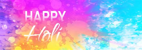 Happy Holi Festival Colorful Banner Background 382395 Vector Art At