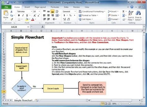How To Make A Flowchart In Excel Create A Flow Chart With Smartart