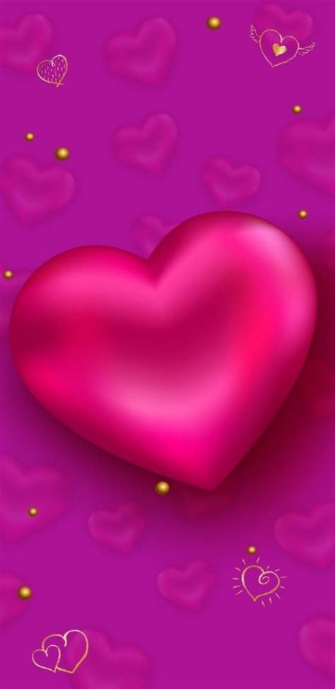 Pin By Nikkladesigns On Heart ️ Wallpaper 2 Heart Wallpaper Purple
