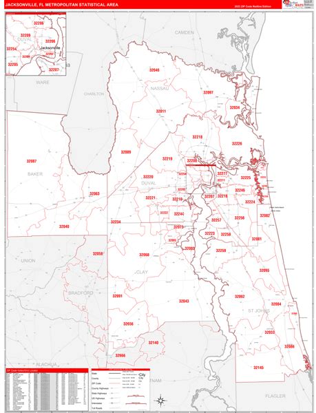 Maps Of Jacksonville Metro Area Florida