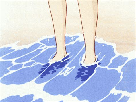 Calm Anime Aesthetic Beach 🌊 Anime Background Anime Scenery