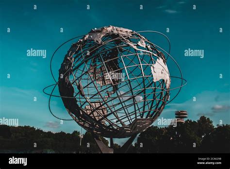 Unisphere In Flushing Meadows Park Queens Stock Photo Alamy