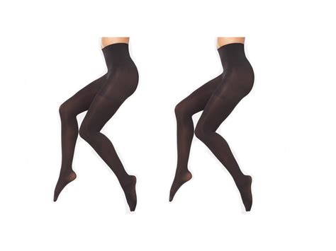 Warners Womens Easy Smoothing Opaque Tights Black Large