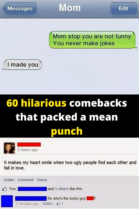 60 Hilarious Comebacks That Packed A Mean Punch