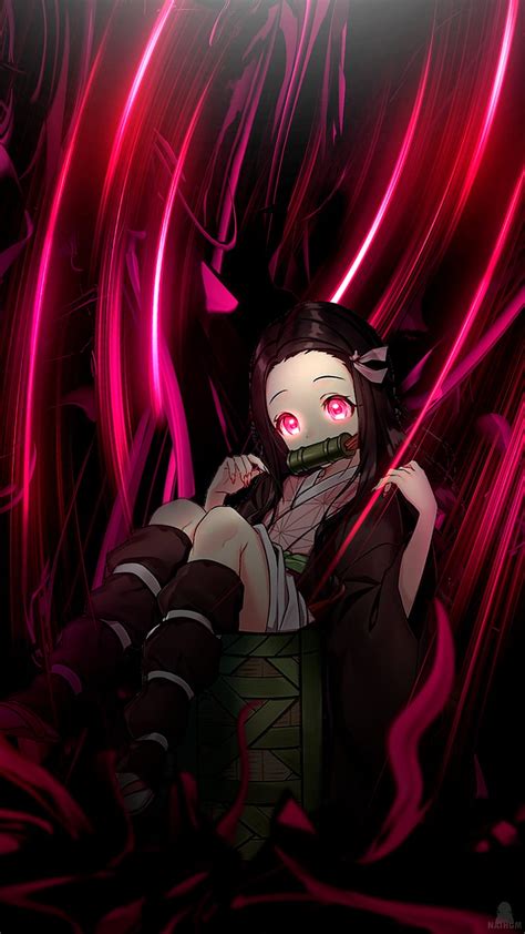 Nezuko Demon Blood Art 4k Wallpaper