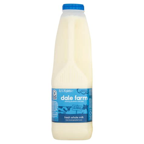 Dale Farm Fresh Whole Milk 176 Pints1l Milk Iceland Foods