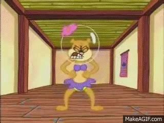 See more 'muscle growth' images on know your meme! Sandy Cheeks Muscle Growth on Make a GIF