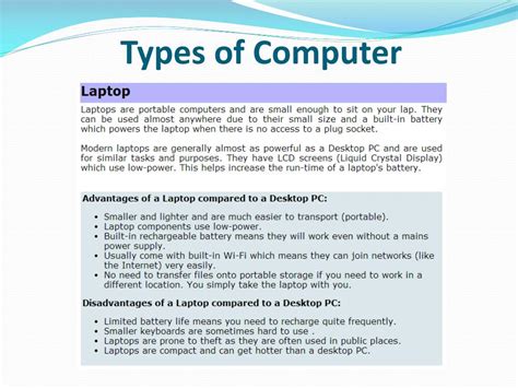 Ppt Chapter 1 Types And Components Of Computer Systems Hardware