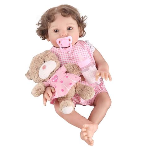 Boneca Bebê Reborn Laura Doll Larissa 45 Cm Shiny Toys Ri Happy