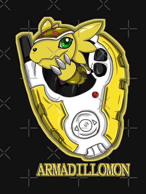 Armadillomon Turtle Digimon Classic T Shirt By Greathousegary Redbubble