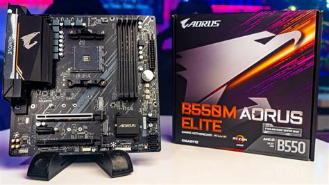 Placa Mãe Gigabyte B M Aorus Elite Micro ATX AM YouTube