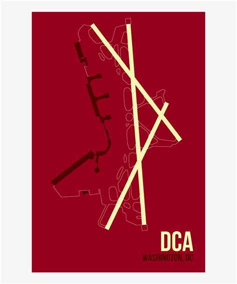 Dca Airport Diagram Posters Transparent Png 900x900 Free Download