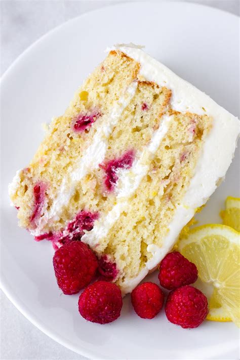 Lemon Raspberry Cake 3 Layers Cooking For My Soul