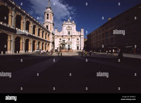 Basilica Of Loretomarcheitaly Stock Photo Alamy