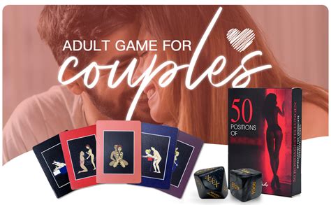 Prosixtoy Couples Sex Game For Adults 50 Sex Positions Cards 2 Sex Dice Couples
