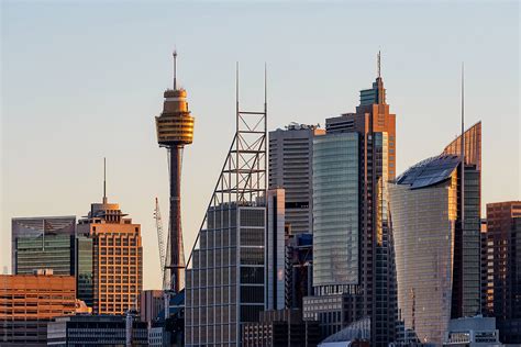 Sydney Skyline At Sunset New South Wales Australia By Stocksy