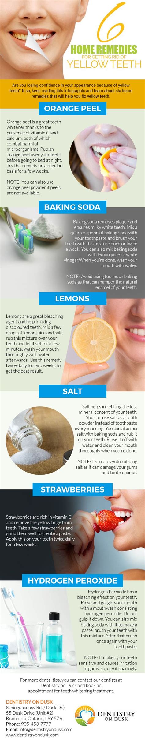 6 Home Remedies For Getting Rid Of Yellow Teeth Dentistryondusk