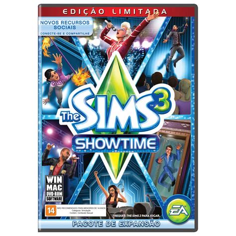 Jogo The Sims 3 Showtime Edição Limitada Pc Jogos Para Pc No Extra