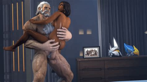 Reinhardt And Pharah Standing Sex Button1909