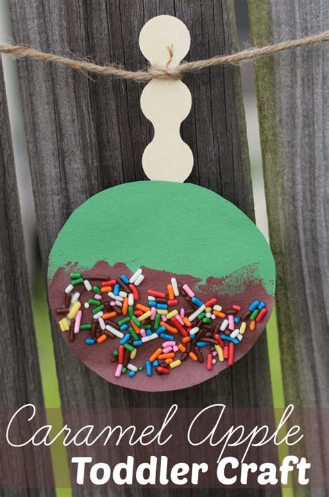 Caramel Apple Fall Craft For Toddlers 50 More Fall Crafts Raising