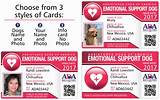 Photos of Printable Service Dog Id Cards