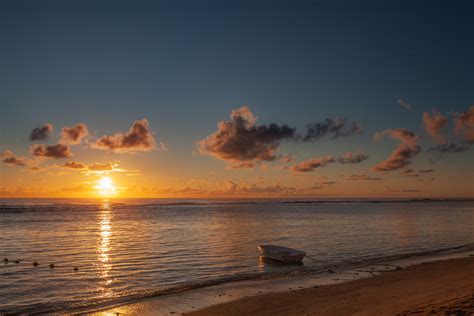 Boat Sea Beach Sunset 5k Wallpaperhd Nature Wallpapers4k Wallpapers