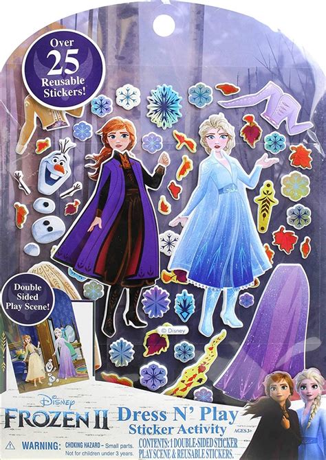 Frozen 2 Elsa And Anna Paper Dolls With Clothing And Dresses From The