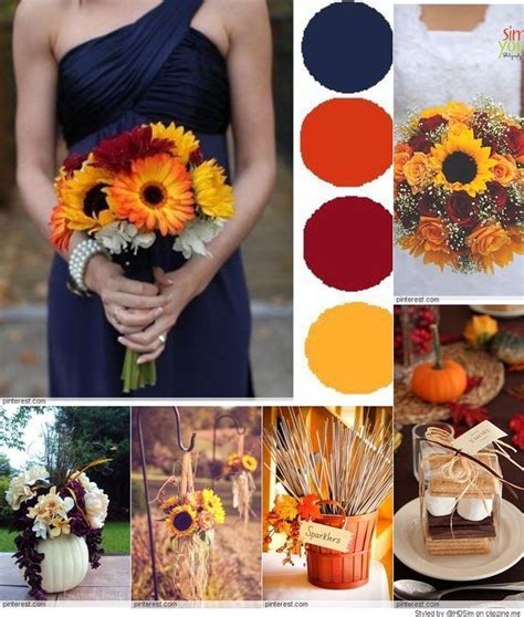 Romantic Fall Wedding Ideas And Inspirations Fall Wedding Color Palette