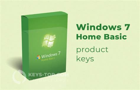 Free Windows 7 Home Basic Product Keys Keys Topcom