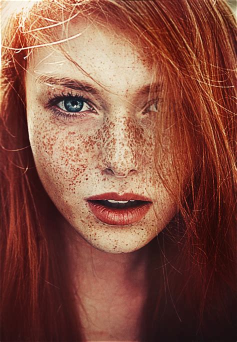 Freckles Redhead Blue Eyes Portrait Women Hd Wallpaper Rare Gallery