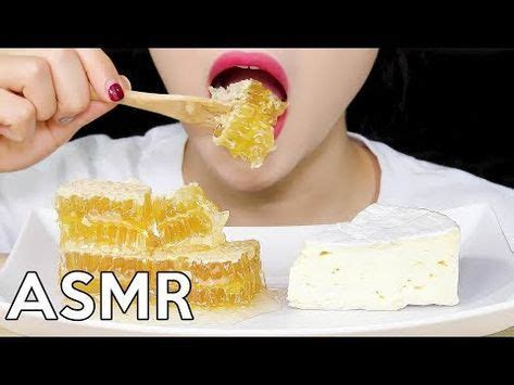 Asmr Honeycomb French Brie Cheese Sticky Eating Sounds Youtube