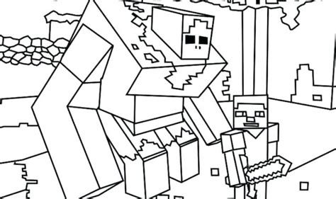 Minecraft Coloring Pages Steve Diamond Armor At Getdrawings Free Download