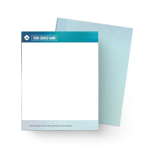 Fill in the necessary details and information, and you're ready to hit the printer. Church Letterhead - Gradient Service | ProChurch