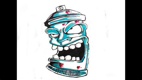 Graffiti Character Spraycan Requested Youtube