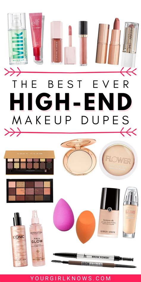 The Best High End Makeup Dupes List Of 2021 Yourgirlknows In 2021