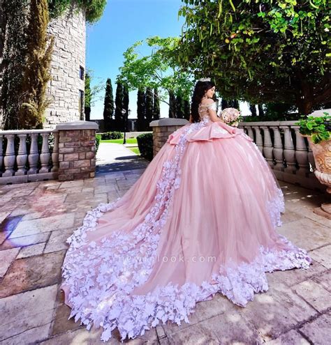 Fascinating Off The Shoulder Appliques Ball Gown Quinceanera Dresses