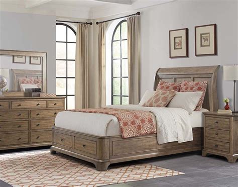 White high gloss bedroom furniture. Cresent Fine Furniture Gunnison 4pc Sleigh Storage Bedroom ...