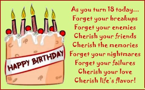 18th Birthday Wishes Messages And Greeting Cards 9 Happy Birthday