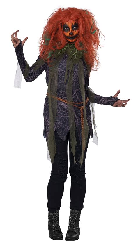 Halloween Pumpkin Monster Adult Costume Size X Large