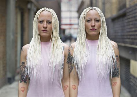 Artist Takes Photos Of Identical Twins But They Are Nothing Alike