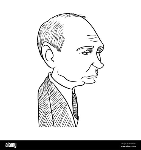 Vladimir Putin Caricatura Ilustración Vector Imagen Vector De Stock Alamy