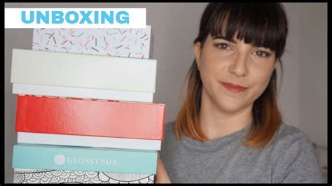 Unboxing Glossybox Birchbox My Little Box Evidence Box Nos Curieux